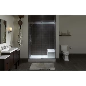 Armario de medicamentos Kohler Catalan con puerta espejada, estantes ajustables, bisagras de 107 grados, marco rectangular, 20" x 36" miniatura 2