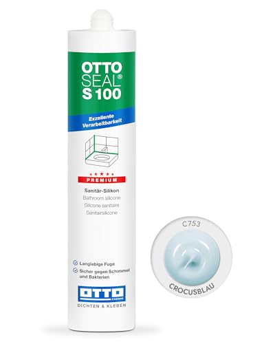 OTTOSEAL S100, Premium- Sanitär- Silicon, 300ml C753 crocusblau OTTOSEAL S100, Premium- Sanitär- Silicon, 300ml C753 crocusblau