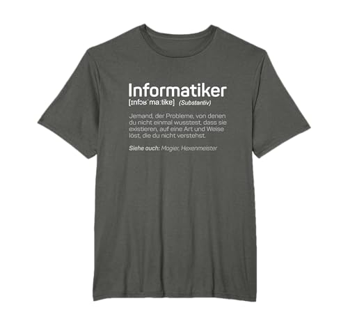 IT Nerd Informatiker Geschenke - Informatiker Definition -...