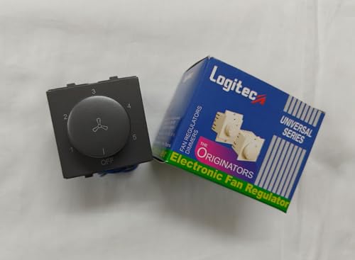 Image of Logitec Fan Regulator 5-Speed Type: TWO MODULE PENTA Graphite Black