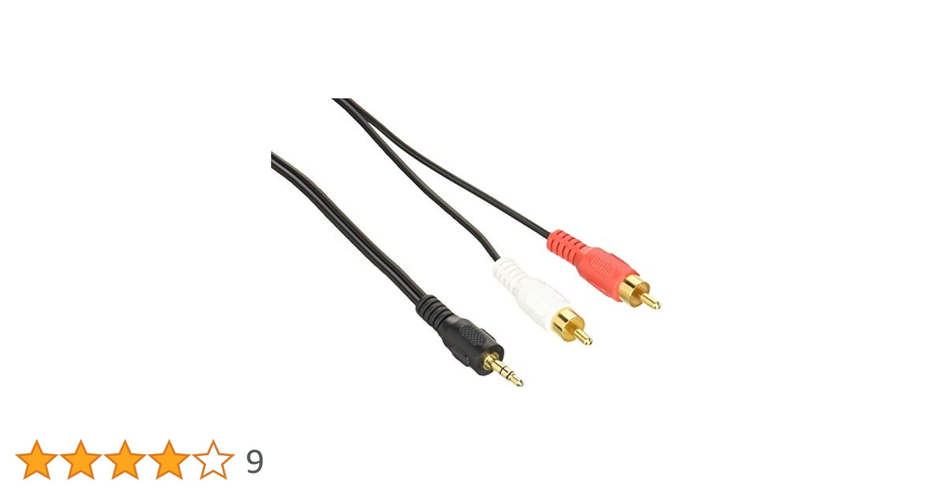 RCA ケーブル2.7メートル2 RCAステレオオーディオケーブル音声ケーブル Amazon | RCAオーディオケーブル 映像・ステレオ音声ケーブル