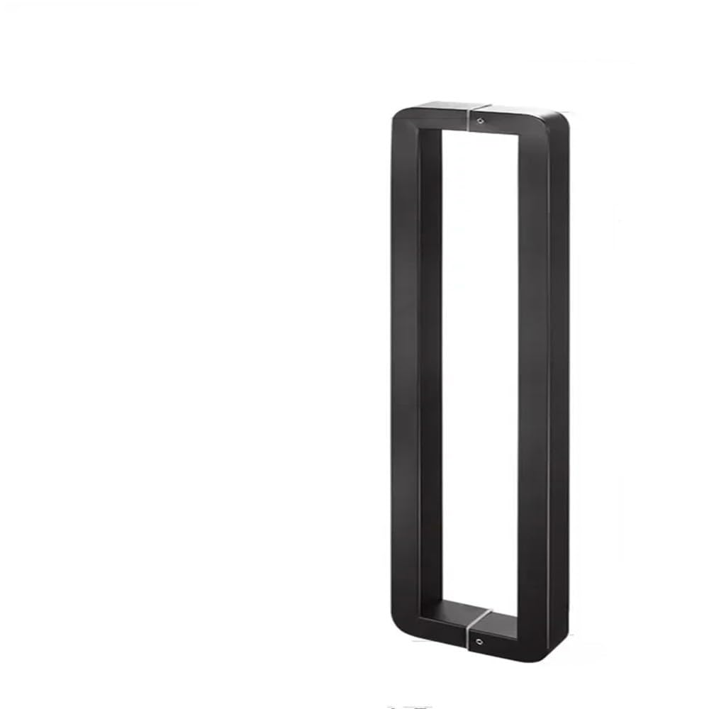 Poignée en métal d'architecte en acier inoxydable épais L325mm pour porte en verre