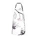 Grembiule da cucina Fiore di tulipano Grigio trasparente Grembiuli con tasche Bavaglino regolabile per uomo Donna Divertente carino Impermeabile Chef Home Art Grembiule Griglia barbecue Disegno Rega