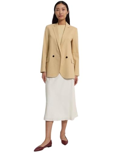 Blazer en lin femme costume de bureau chic work office lady