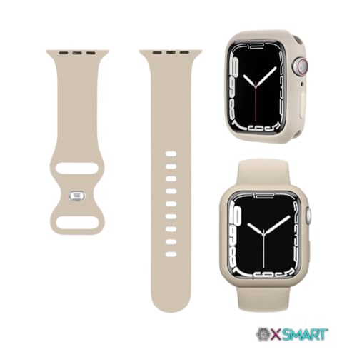 Pulseira silicone compativel+ Capa case compatível com apple watch Apple Watch séries Ultra 9, 8, 7,