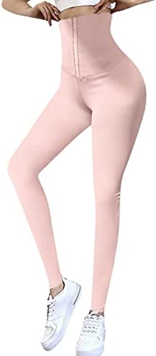 ZPAX - Leggings da donna, a vita alta, con corsetto, per modellare, per il  corpo, con vita alta, taglia M, rosa : Amazon.it: Abbigliamento