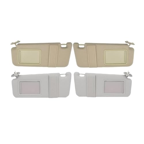 と互換性がある トヨタ ヴェンザ 2009 2010 2011 2012 2013 2014-2016 対応 サンバイザー ライトなし 運転席側 助手席側 サンシェード 74320-0T022-B1(Beige A Pair)