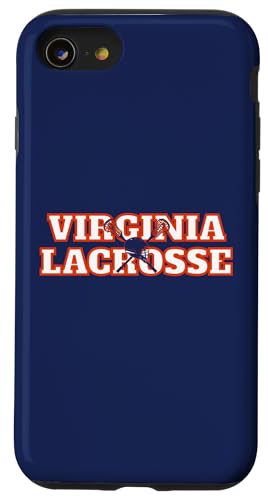 Virginia Lacrosse Team Lax Player �`�[���M�t�g ���N���X�w�����b�g �X�}�z�P�[�X iPhone SE (2020) / 7 / 8 �p