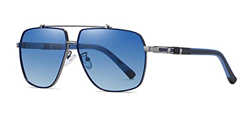 Polarized Sunglasses Classic Fashion Oversized Frame for Men Driving UV Protection