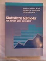 Statistical Methods for Health Care Research 0397545037 Book Cover