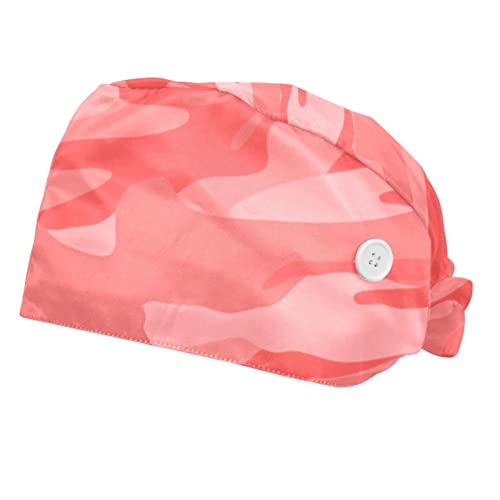 Chapeaux de Travail Rose Camouflage : Fini la Transpiration et les Cheveux Gênants