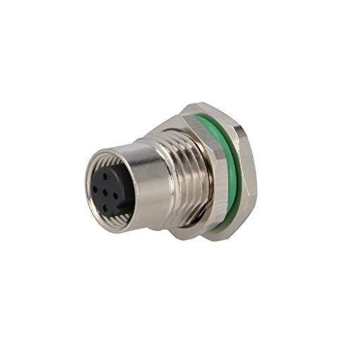 Socle M12 femelle code B Profibus THT IP67 60V 4A 5 broches BUL PXMBNI12RPF05BPCPG9