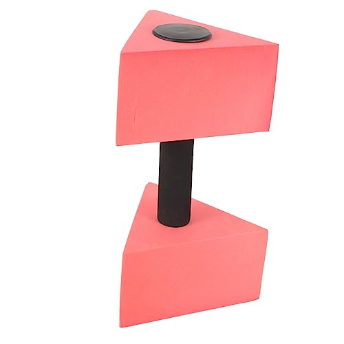 ARTSEWPLY mancuernas de agua pesas flotantes mudo peso de la mano con mancuernas de entrenamiento pesas de piscina acolchado quinielas pesos acuáticos pesas para aerobics acuaticos Eva rojo