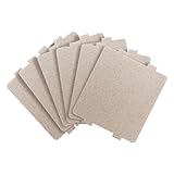 Cabilock Mikrowellenofen Abdeckung Wellenleiterfolie Aus Hitzebeständigem Glanzmineral 6 Stück Universelle Wellenleiterfolie Für Mikrowellenreparatur Backofenzubehör