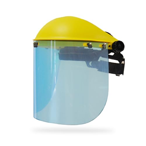 OZAKI - Visière De Protection Ecran En Polycarbonate - Modèle Professionnel - Relevable - Tour De Tête Réglable - Débroussailleuse & Bricolage