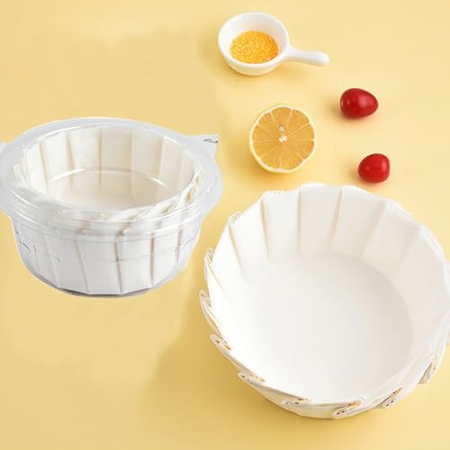 50pcs 8 Disposable Parchment Cake Liners