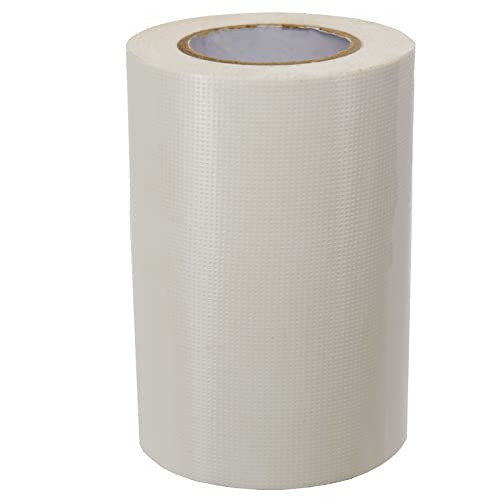Image of Super Strong Duct Tape 4 Inch x 32 Feet Multi-Purpose Heavy Duty Waterproof Duct Tape for Crafts & Home Improvement, White