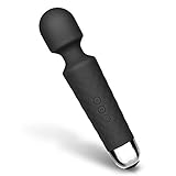 Adoric Bullet Vibrator Electric Wand Massager Rechargeable with 8 Powerful Speeds & 20 Patterns, 9.6 Ounce