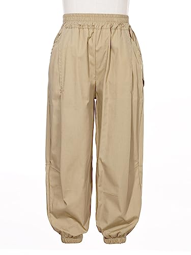 Linjinx Kids Boys Cargo Joggers Pants Elastic Waist Casual Jogging Hiking Camping Athletic Trousers Streetwear3