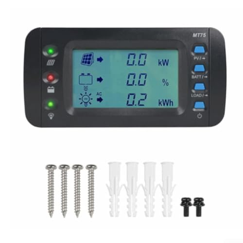 Monitor solar MT75 Epever con pantalla de 4.7 pulgadas y puertos duales para inversores 3