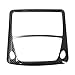 gis Apto para Nissan Navara NP300 2016-2021 Coche de fibra de carbono Frontal Interruptor de lectura Lámpara de luz Frame Frame Tort Pegatina Accesorios