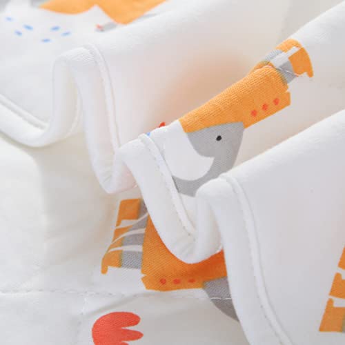 Choc Chick Baby Blankets For Girls Boys Super Soft Double Layer, Organic Cotton Receiving Blanket With Unicorn Elephant Pattern, Toddler Nursery Stroller Crib Blanket (Elephant, 40×50 Inches) #TOP5