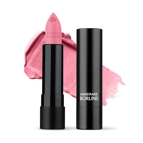 ANNEMARIE BÖRLIND LIPPEN EFFECTIVE NATURAL BEAUTY Lipstick Ice Rose (4,2g) - Intensive Farben & Glanz mit Pflegender Wirkung, Hyaluron Spendet Feuchtigkeit & Glättet