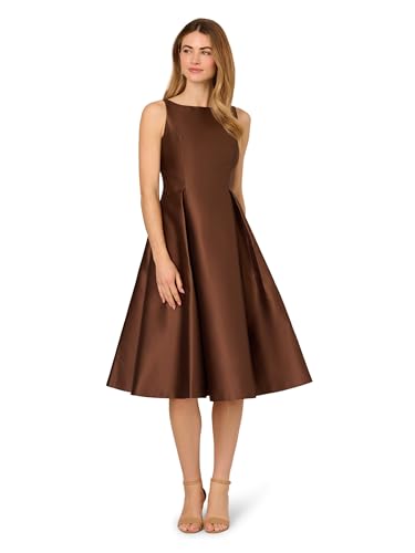 Image of Adrianna Papell Sleeveless Tea Length Dress
