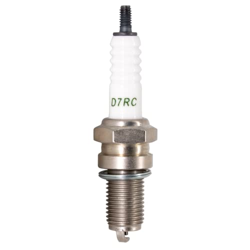 Image of TORCH D7RC Spark Plug Repalce for NGK Resistor Spark plug DR7EA for Yamaha RAPTOR 250 2008-2013, for Champion RAX96C Spark Plug, for Denso IX22 X22ESR-U Spark Plug, OEM, ea