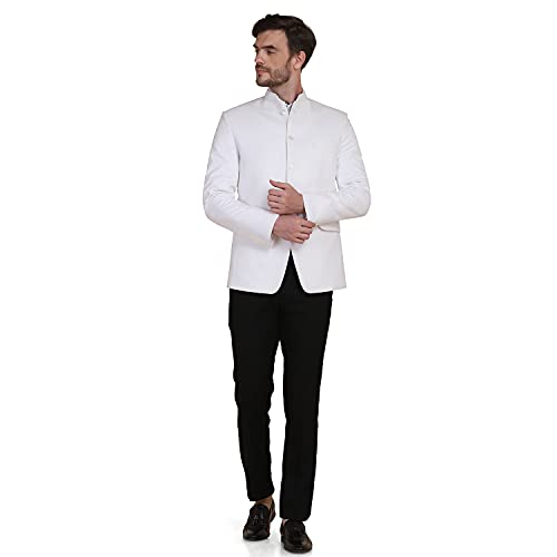 Image of TAHVO Grey Notched Lapel Blazer with Hanky