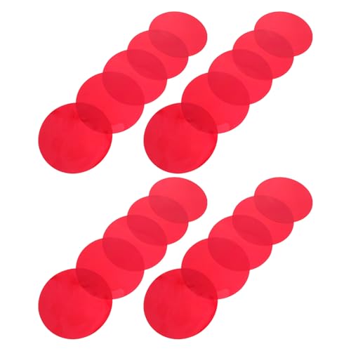 Hojas de luz roja autoadhesivas de 10 cm para corrección de color y geles ligeros