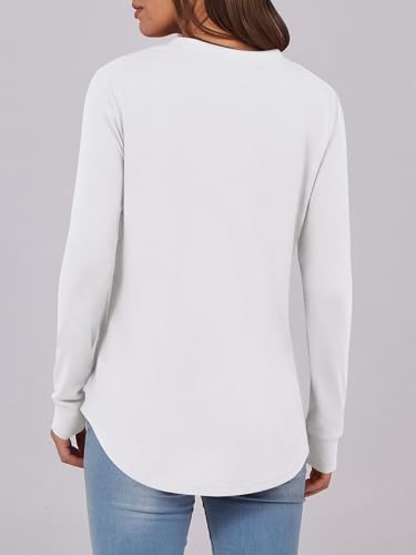 ANRABESS Women's Long Sleeve Shirts 2026 Spring Fashion Dressy Casual Tops Trendy Henley Blouses Cute Work Outfits Clothes - image 5