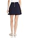 Sam Edelman Women's Solid Box Pleat Front Skirt, Midnight, Medium