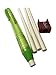 Faber-Castell Pen Mechanical Stick Retractable Click Eraser Set with 2 Extra Refills + 1 FREE Sharpener(assorted colors) For School Kids Office Home (Green)