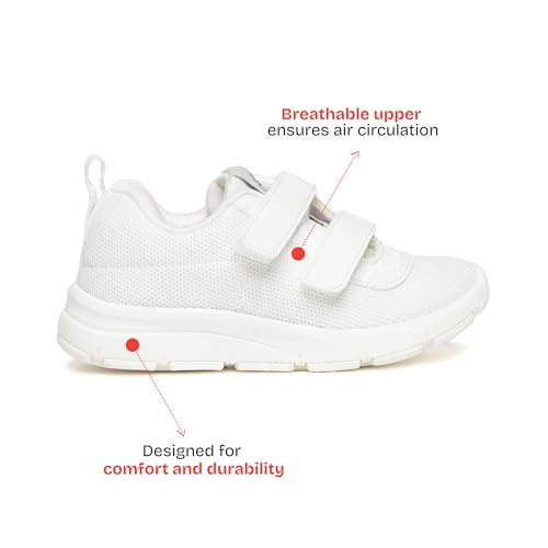 Image of Plaeto Aspire Unisex Black School Shoes for Boys and Girls | Uniform Shoes for Kids | Tilt Lace up Closure, Breathable Upper | Multiplay Sports Shoes - Girl | Boy | Child | Kids School Shoes Black