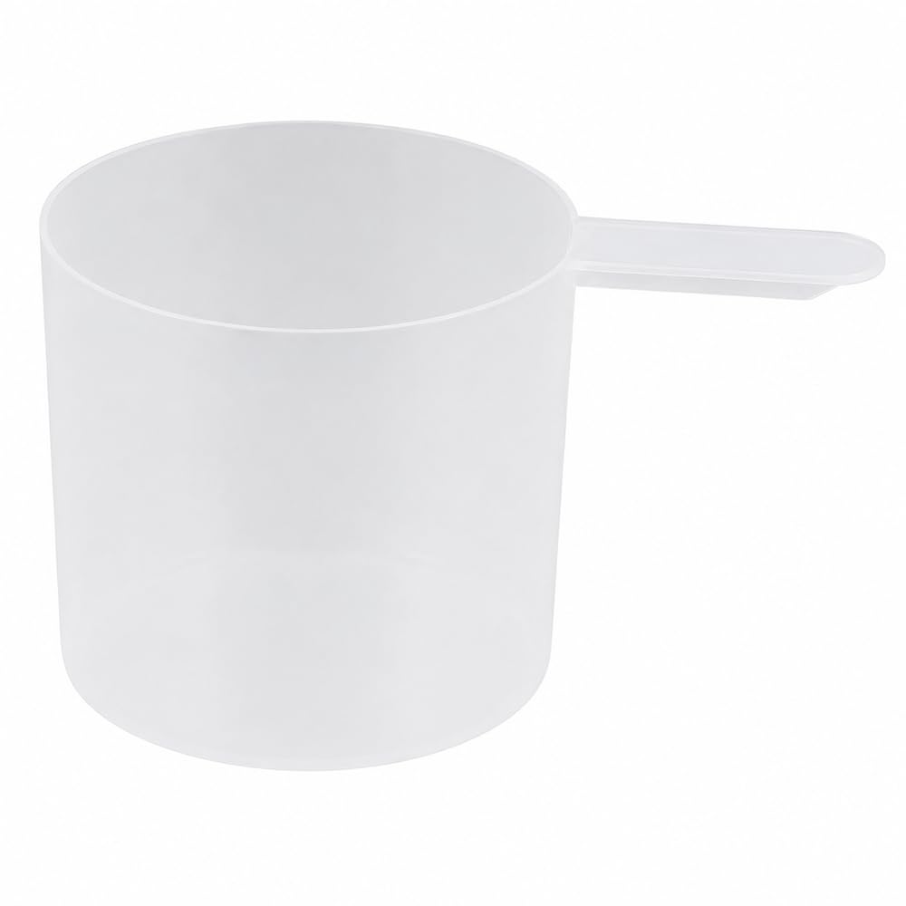 3/4 Cup (6 Oz. | 177 mL) Short Handle Scoop for Coffee, Protein Powder, Pet Food, Spices, Grains and Dry Goods – Plastic Food-Grade, BPA-Free Measuring Cup (Pack of 100)