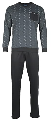 Ronley Pigiama da uomo, a maniche lunghe e