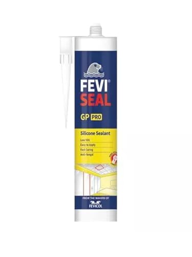 Image of Feviseal Dr.Fixit Silicone Sealant GPS Premium Acetoxy Cure (Clear)