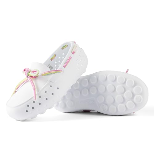 Image of People Footwear Senna Kids - Waterproof Slip-On Rubber Loafers, Lightweight Durable Boat Shoes for Boys & Girls, Non-Slip Water Shoes for Outdoors