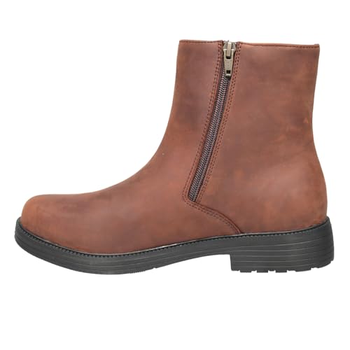 Propet Mens Tanner Round Toe Zippered Casual Boots Ankle - Black3