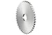 Dormer D745100.0X2.5 Metal Slitting Saw Coarse, Bright Coating, High Speed Steel, Diameter 100 mm, Width 2.5 mm, Hole Diameter 22 mm