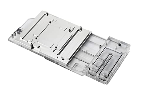 Image of Phanteks (PH-GB4090AS CR01 BP) Glacier G40 ASUS GPU Block for ASUS ROG Strix /TUF Gaming RTX 4090, Full Cover Nickel-Plated Copper Block, Cast Acrylic, Aluminum Cover Plates, Digital-RGB, Chrome