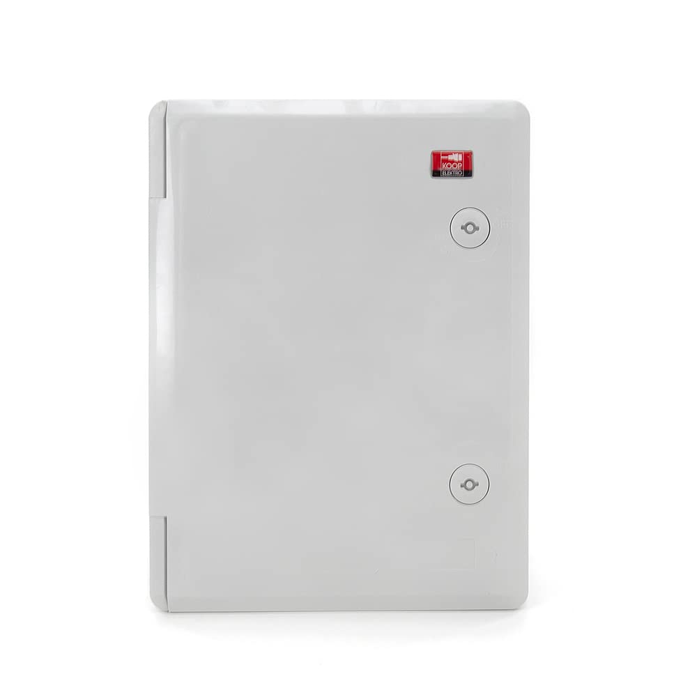 Schaltschrank Industriegehäuse IP65 verzinkter Montageplatte Verriegelung Tür mit umlaufender Dichtung Wandgehäuse Gehäuse Leergehäuse ABS Kunststoff leer Schrank 320x420x180mm 32x42x18