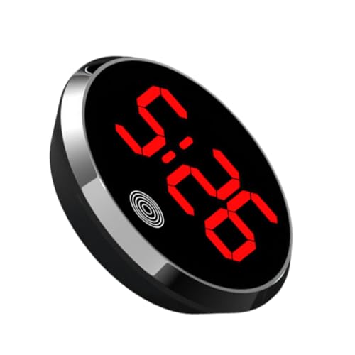 Corloges De Tableau De Bord De Voiture | Accessoire D'affichage De Temps Automatique | Horloge LCD Solaire À Énergie Solaire, Mini-monstre Étanche À La...