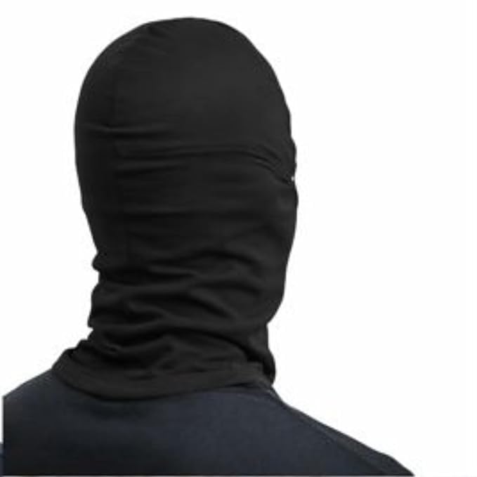 Universal Full Face Balaclava Mask for Men & Women | Lycra Stretch Bike Mask with UV Protection | Breathable Bike, Cycling, Riding, Running, Winter & Outdoor Sports (Black)
