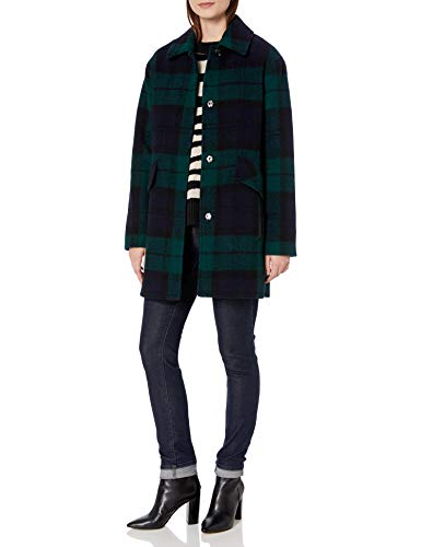 Pendleton Outerwear Women's Mercer Island, Iconic Pendleton Black Watch Plaid, M