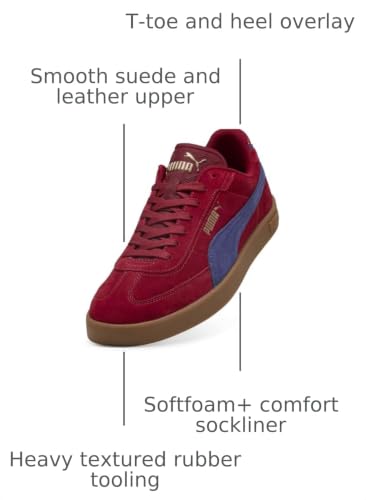 Image of PUMA Mens Club Ii Era Lace Up Sneakers Shoes Casual