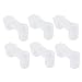 balacoo 10pcs Plastic Water Bottle Bird Drinker Feeder Cup Water Feeder Cup Chicken Pigeons Feeder Trough Animal Feeding Accessories