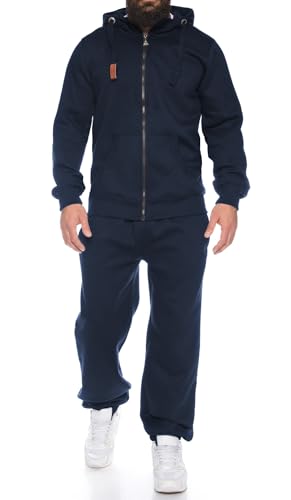 Finchman FMJS135 - Tuta da uomo Finchsuit 1, per jogging, allenamento e sport in generale blu scuro XL