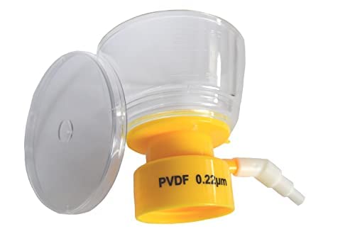 ADVANGENE 150ml Bottle Top Only Vacuum Filtration, 0.22?m PVDF Membrane, Graduated, Sterile (12 Filter Tops/case)